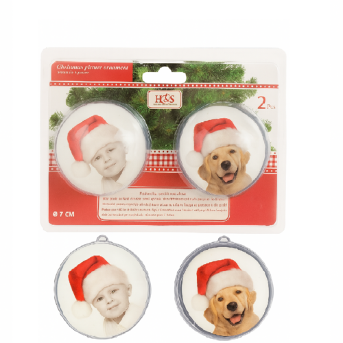 Foto kerstbal - zelf personaliseren