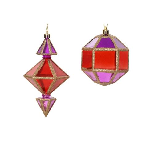 Kerstornament in diamantvorm – sprankelend en lichtgewicht